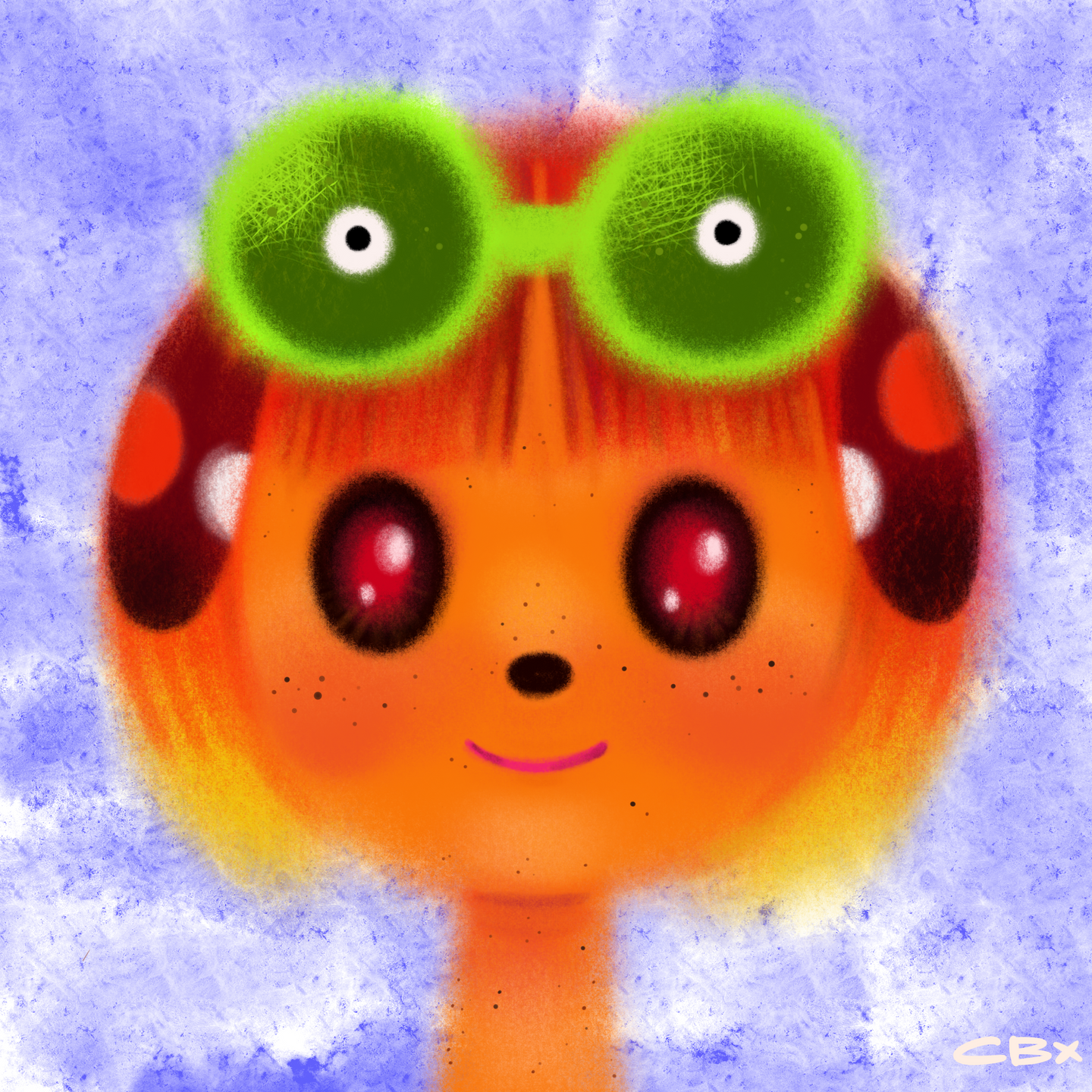 Simple Face official Crypto.com collection artwork; character faces remain fully visible